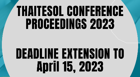 ThaiTESOL Conference Proceedings 2023 (Deadline Extension)